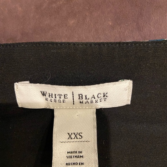 White House Black Market Geometric Patterned Dress Size XXS - Picture 8 of 8